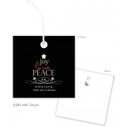 Christmas Gift Tags, Joy Love Peace, Take Note Designs